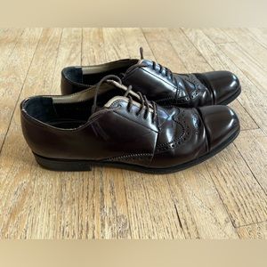 Prada derby’s Brown size 40 1 inch heel